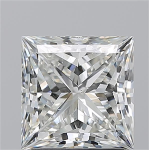 Picture of Natural Diamond 2.01 Carats, Princess with  Cut, H Color, SI2 Clarity and Certified by GIA