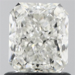 Picture of Natural Diamond 1.02 Carats, Radiant with  Cut, I Color, VS2 Clarity and Certified by GIA