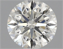 Natural Diamond 0.70 Carats, Round with Very Good Cut, G Color, VVS1 Clarity and Certified by IGI