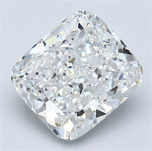 Picture of Natural Diamond 2.50 Carats, Cushion with  Cut, F Color, VVS1 Clarity and Certified by GIA