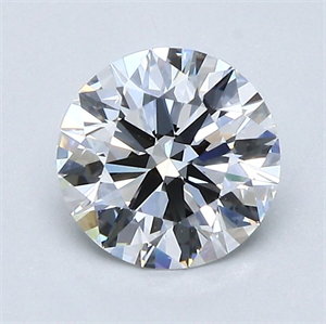Picture of Natural Diamond 1.14 Carats, Round with Excellent Cut, D Color, VS1 Clarity and Certified by GIA