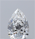 Natural Diamond 0.30 Carats, Pear with  Cut, E Color, VS1 Clarity and Certified by GIA