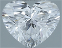 Natural Diamond 0.31 Carats, Heart with  Cut, E Color, VVS2 Clarity and Certified by GIA