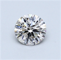Natural Diamond 0.70 Carats, Round with Excellent Cut, I Color, SI1 Clarity and Certified by GIA