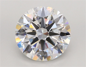 Picture of Lab Grown Diamond 7.42 Carats, Round with Ideal Cut, F Color, VVS2 Clarity and Certified by IGI