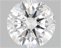 Natural Diamond 0.71 Carats, Round with Excellent Cut, F Color, I1 Clarity and Certified by GIA