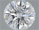 Natural Diamond 0.70 Carats, Round with Excellent Cut, D Color, SI1 Clarity and Certified by GIA