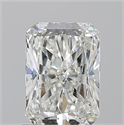 Diamante Natural 1.21 quilates, Radiante , Color H, claridad SI2 y certificado GIA
