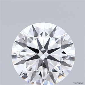 Picture of Lab Grown Diamond 2.00 Carats, Round with Excellent Cut, D Color, VVS2 Clarity and Certified by IGI