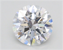 Lab Grown Diamond 1.02 Carats, Round with Ideal Cut, D Color, VVS2 Clarity and Certified by IGI