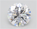 Lab Grown Diamond 1.02 Carats, Round with Ideal Cut, D Color, VVS2 Clarity and Certified by IGI