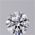 Lab Grown Diamond 1.02 Carats, Round with Ideal Cut, D Color, VVS2 Clarity and Certified by IGI