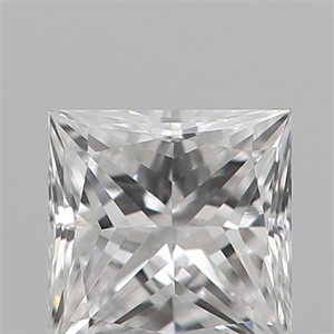 Picture of Natural Diamond 0.18 Carats, Princess with  Cut, E Color, VVS1 Clarity and Certified by IGI