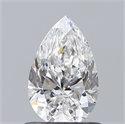 Diamante Natural 0.72 quilates, De pera , Color D, claridad VS2 y certificado GIA