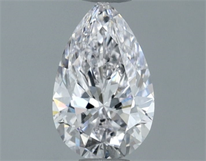 Picture of Natural Diamond 0.50 Carats, Pear with  Cut, E Color, SI1 Clarity and Certified by GIA