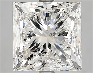 Picture of Natural Diamond 5.00 Carats, Princess with  Cut, G Color, SI2 Clarity and Certified by IGI
