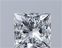 Diamante Natural 0.50 quilates, Princesa , Color E, claridad VVS2 y certificado GIA