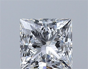 Foto Diamante Natural 0.50 quilates, Princesa , Color E, claridad VVS2 y certificado GIA de