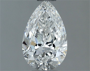 Picture of Natural Diamond 0.60 Carats, Pear with  Cut, F Color, VS2 Clarity and Certified by GIA