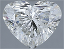 Natural Diamond 2.00 Carats, Heart with  Cut, G Color, SI2 Clarity and Certified by IGI