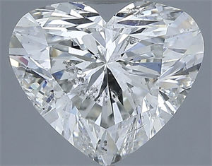 Picture of Natural Diamond 2.00 Carats, Heart with  Cut, G Color, SI2 Clarity and Certified by IGI
