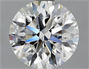 Natural Diamond 1.50 Carats, Round with Excellent Cut, E Color, VVS1 Clarity and Certified by GIA