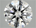 Del inventario de diamantes de laboratorio, 3.04 quilates, Redondo , Color E, claridad VVS2 y certificado IGI