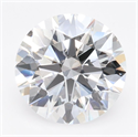 Lab Grown Diamond 3.00 Carats, Round with Ideal Cut, D Color, VVS1 Clarity and Certified by IGI