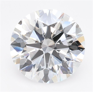 Picture of Lab Grown Diamond 3.00 Carats, Round with Ideal Cut, D Color, VVS1 Clarity and Certified by IGI