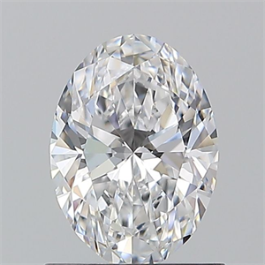 Foto Diamante Natural 0.90 quilates, Ovalado , Color D, claridad VVS2 y certificado GIA de
