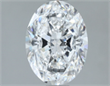 Diamante Natural 1.81 quilates, Ovalado , Color D, claridad VVS1 y certificado GIA