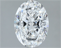 Diamante Natural 1.81 quilates, Ovalado , Color D, claridad VVS1 y certificado GIA
