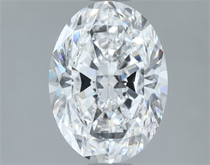 Foto Diamante Natural 1.81 quilates, Ovalado , Color D, claridad VVS1 y certificado GIA de