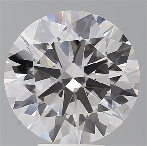 Picture of Lab Grown Diamond 6.03 Carats, Round with Ideal Cut, F Color, VVS2 Clarity and Certified by IGI