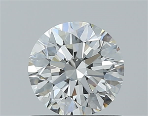 Picture of Natural Diamond 0.70 Carats, Round with Excellent Cut, H Color, SI1 Clarity and Certified by GIA