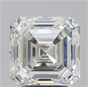 Natural Diamond 3.03 Carats, Asscher with  Cut, I Color, VVS2 Clarity and Certified by GIA