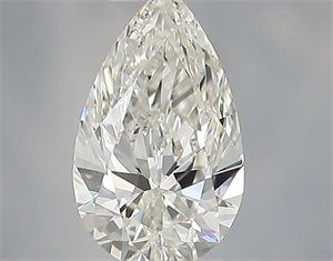 Picture of Natural Diamond 0.38 Carats, Pear with  Cut, G Color, VS1 Clarity and Certified by IGI