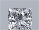 Natural Diamond 0.31 Carats, Princess with  Cut, D Color, VS1 Clarity and Certified by GIA