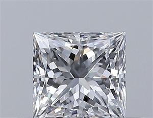 Picture of Natural Diamond 0.31 Carats, Princess with  Cut, D Color, VS1 Clarity and Certified by GIA