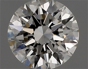 Picture of Natural Diamond 0.42 Carats, Round with Excellent Cut, I Color, VVS2 Clarity and Certified by GIA