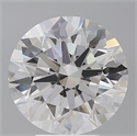 Lab Grown Diamond 5.09 Carats, Round with Ideal Cut, E Color, VVS2 Clarity and Certified by IGI