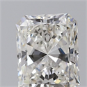 Natural Diamond 0.70 Carats, Radiant with  Cut, G Color, VS1 Clarity and Certified by GIA