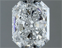 Natural Diamond 0.71 Carats, Radiant with  Cut, E Color, VS2 Clarity and Certified by GIA