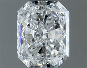 Picture of Natural Diamond 0.71 Carats, Radiant with  Cut, E Color, VS2 Clarity and Certified by GIA