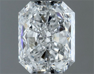 Picture of Natural Diamond 0.71 Carats, Radiant with  Cut, E Color, VS2 Clarity and Certified by GIA