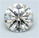 4.02 quilates, Redondo Diamante , Color G, claridad SI1 y certificado por EGL INT 