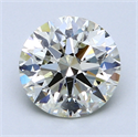 1.81 quilates, Redondo Diamante , Color H, claridad VS2 y certificado por EGL INT 