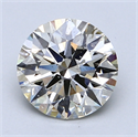 1.72 quilates, Redondo Diamante , Color H, claridad VS2 y certificado por EGL INT 