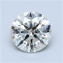 1.23 quilates, Redondo Diamante , Color E, claridad SI2 y certificado por EGL INT 