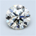 1.50 Carats, Round Diamond with Excellent Cut, H Color, VS1 Clarity and Certified by EGL